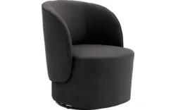Goossens draaifauteuil gando grijs stof - 8229814-01