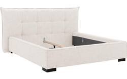 Goossens gestoffeerd bedframe bolzano beige stof - 8229827-01
