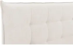 Goossens gestoffeerd bedframe bolzano beige stof - 8229827-01
