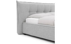 Goossens bedframe bolzano grijs stof - 8229828-01
