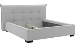 Goossens bedframe bolzano grijs stof - 8229828-01