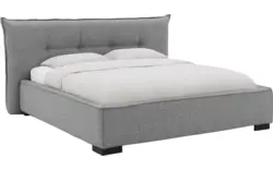 Goossens bedframe bolzano grijs stof - 8229829-01