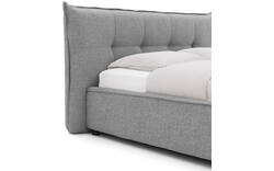 Goossens bedframe bolzano grijs stof - 8229829-01