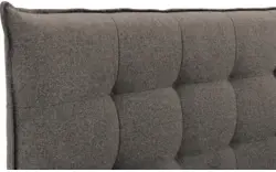 Goossens bedframe bolzano bruin stof - 8229830-01