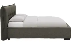 Goossens bedframe bolzano groen stof - 8229831-01