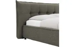 Goossens bedframe bolzano groen stof - 8229831-01
