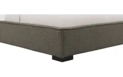 Goossens bedframe bolzano groen stof - 8229831-01