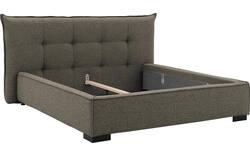 Goossens bedframe bolzano groen stof - 8229831-01