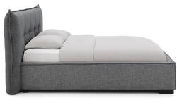 Goossens bedframe bolzano blauw stof - 8229832-03