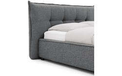 Goossens bedframe bolzano blauw stof - 8229832-01