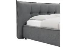 Goossens bedframe bolzano blauw stof - 8229832-01