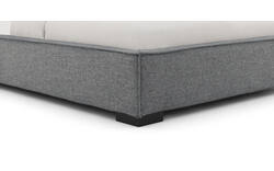 Goossens bedframe bolzano blauw stof - 8229832-01