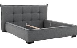 Goossens bedframe bolzano blauw stof - 8229832-01
