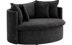 Goossens fauteuil bonbon grijs stof - 8230180-02
