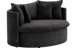 Goossens fauteuil bonbon grijs stof - 8230180-01
