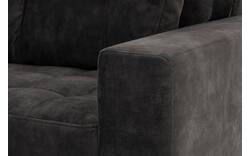 Goossens hoekbank coco zwart stof - 8230181-01