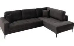 Goossens hoekbank coco zwart stof - 8230181-gespiegeld-01