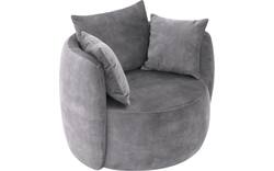 Goossens fauteuil terra grijs stof - 8230257-01