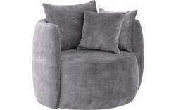Goossens fauteuil terra grijs stof - 8230257-01