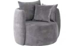 Goossens fauteuil terra grijs stof - 8230257-01