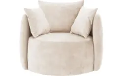 Goossens fauteuil terra beige stof - 8230258-01
