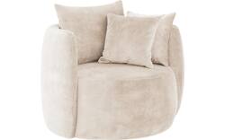 Goossens fauteuil terra beige stof - 8230258-01