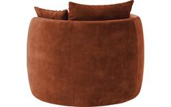 Goossens fauteuil terra bruin stof - 8230259-01