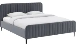Goossens bedframe attent blauw stof - 8230282-01