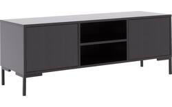 Goossens basic tv meubel madrid zwart melamine - 8230285-10
