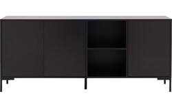 Goossens basic dressoir madrid zwart melamine - 8230286-01