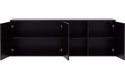 Goossens basic dressoir madrid zwart melamine - 8230286-09