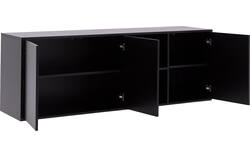 Goossens basic dressoir madrid zwart melamine - 8230286-09