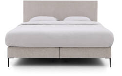Goossens boxspring ease one incl matras grijs stof - 8230292-01