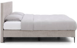 Goossens boxspring ease one incl matras grijs stof - 8230292-01