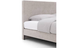 Goossens boxspring ease one incl matras grijs stof - 8230292-04
