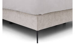 Goossens boxspring ease one incl matras grijs stof - 8230292-01