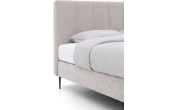Goossens boxspring ease solid incl matras grijs stof - 8230293-04