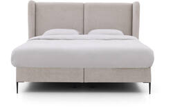 Goossens boxspring ease classic incl matras grijs stof - 8230294-01