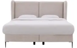 Goossens boxspring ease classic incl matras grijs stof - 8230294-01