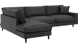 Goossens hoekbank jonas grijs micro leer - 8230453-01