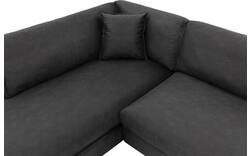 Goossens hoekbank jonas grijs micro leer - 8230453-01