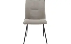 Goossens eetkamerstoel milan grijs micro leer - 8230497-01