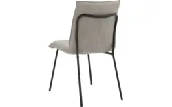 Goossens eetkamerstoel milan grijs micro leer - 8230497-01
