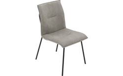 Goossens eetkamerstoel milan grijs micro leer - 8230497-01