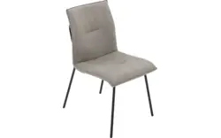 Goossens eetkamerstoel milan grijs micro leer - 8230497-01