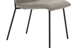 Goossens eetkamerstoel milan grijs micro leer - 8230497-01
