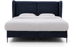 Goossens boxspring ease classic incl matras blauw stof - 8230498-01
