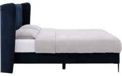 Goossens boxspring ease classic incl matras blauw stof - 8230498-01