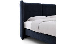 Goossens boxspring ease classic incl matras blauw stof - 8230498-04