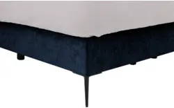 Goossens boxspring ease classic incl matras blauw stof - 8230498-01